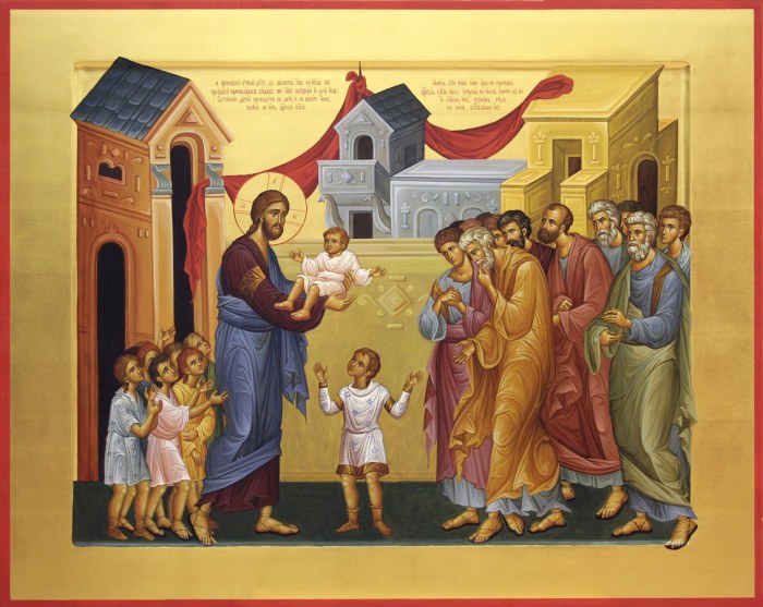 Dejad que los niños se acerquen a Mí